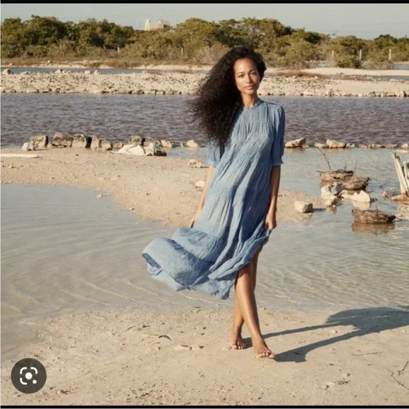 Dôen Minetta Dress in Ciel size S - Picture 8 of 9